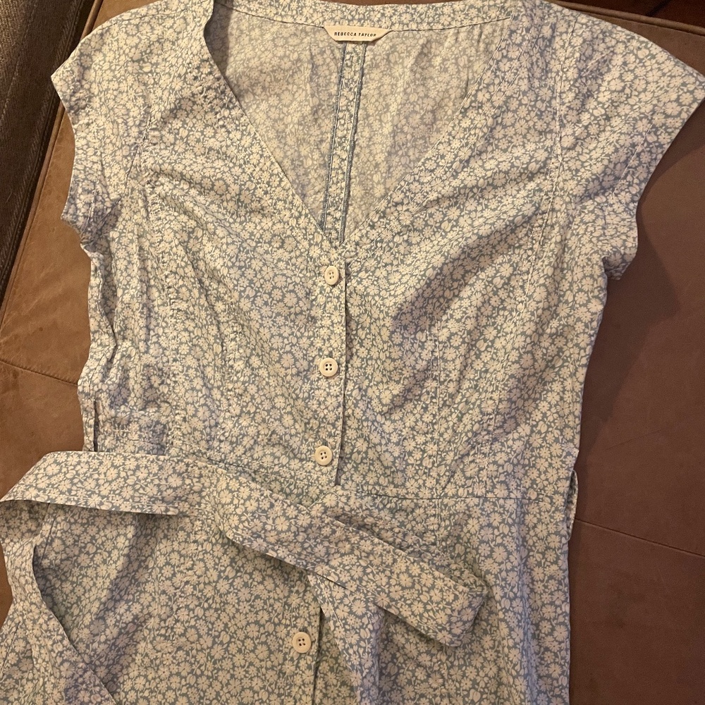 Rebecca Taylor size 8 floral mid length lovely dress